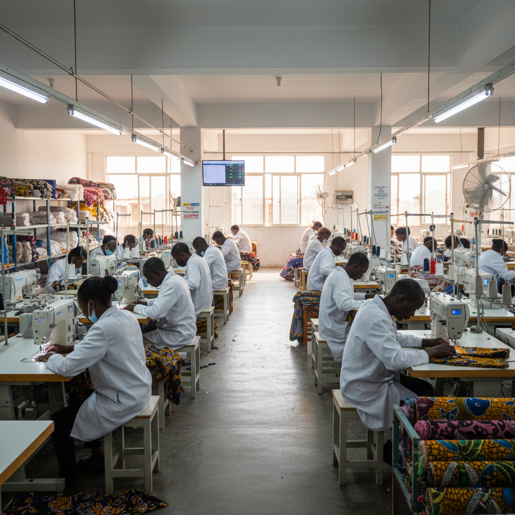 Une Unité de Production Industrielle Textile